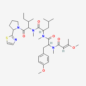 molecular formula C37H55N5O6S B1259264 Lyngbyapeptin A 