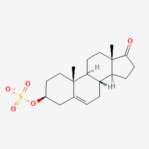 molecular formula C19H27O5S- B1259268 [3H]dehydroepiandrosterone sulfate 
