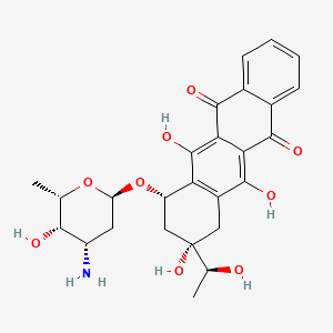 molecular formula C26H29NO9 B1259273 Idarubicinol 