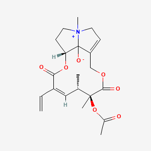 molecular formula C21H27NO7 B1259294 CID 21606566 CAS No. 33979-15-6