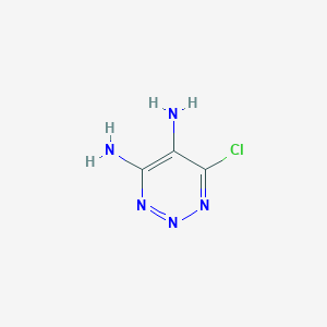 molecular formula C3H4ClN5 B1259301 Diaminochlorotriazine 