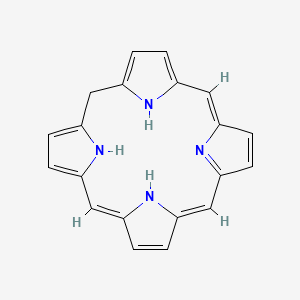 molecular formula C20H16N4 B1259302 5,22-Dihydroporphyrin CAS No. 26660-92-4