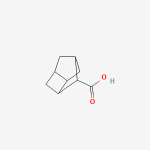 molecular formula C9H12O2 B12593024 Tricyclo[3.2.1.0~3,6~]octane-2-carboxylic acid CAS No. 349129-52-8