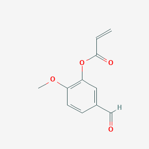 molecular formula C11H10O4 B12593066 5-Formyl-2-methoxyphenyl prop-2-enoate CAS No. 651029-02-6