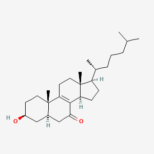 molecular formula C27H44O2 B1259309 3-Hydroxycholest-8-en-7-one CAS No. 69140-15-4