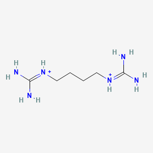 molecular formula C6H18N6+2 B1259348 1,4-Diguanidiniumylbutane 