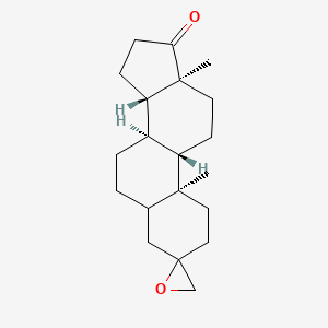 (8R,9S,10S,13S,14S)-10,13-dimethylspiro[2,4,5,6,7,8,9,11,12,14,15,16-dodecahydro-1H-cyclopenta[a]phenanthrene-3,2'-oxirane]-17-one