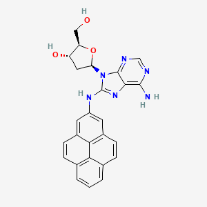 N-(2'-Deoxyadenosin-8-yl)pyren-2-amine