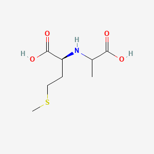 molecular formula C8H15NO4S B1259351 N-(1-carboxyethyl) methionine 