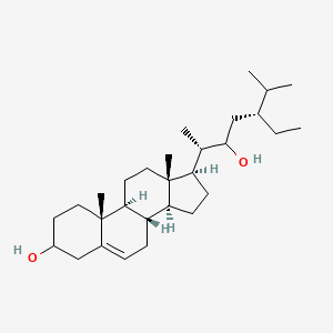 (8S,9S,10R,13S,14S,17R)-17-[(2S,5R)-5-ethyl-3-hydroxy-6-methylheptan-2-yl]-10,13-dimethyl-2,3,4,7,8,9,11,12,14,15,16,17-dodecahydro-1H-cyclopenta[a]phenanthren-3-ol