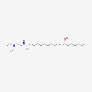 molecular formula C24H50N2O2 B12593569 N-[2-(Diethylamino)ethyl]-12-hydroxyoctadecanamide CAS No. 649569-36-8