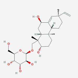 molecular formula C26H42O8 B1259364 Virescenoside O 
