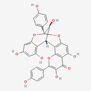 molecular formula C30H20O11 B1259365 Ephedrannin A CAS No. 82001-39-6