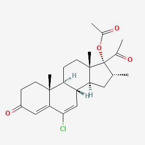 molecular formula C24H31ClO4 B1259370 Clomegestone acetate CAS No. 424-89-5