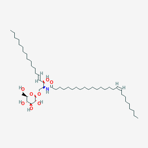 molecular formula C50H95NO8 B1259372 beta-D-glucosyl-N-[(17Z)-hexacosenoyl]sphingosine 
