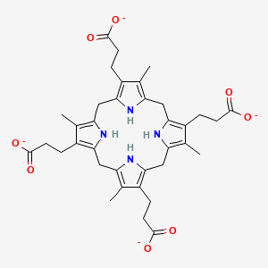 molecular formula C36H40N4O8-4 B1259388 coproporphyrinogen I(4-) 