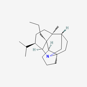 (1S,2R,3S,7R,10S,13S,14R)-1-Methyl-14-propan-2-yl-2-propyl-12-azapentacyclo[8.6.0.02,13.03,7.07,12]hexadecane