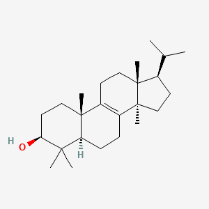 molecular formula C25H42O B1259392 23,24,25,26,27-Pentanordihydrolanosterol CAS No. 22415-20-9