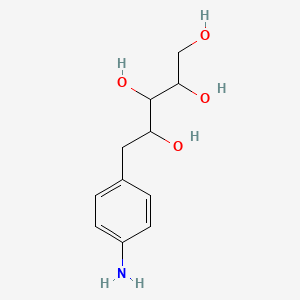 5-(p-Aminophenyl)-1,2,3,4-tetrahydroxypentane