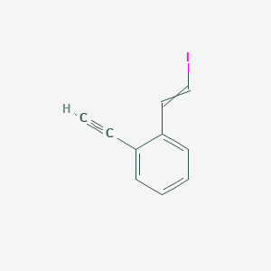 molecular formula C10H7I B12593961 1-Ethynyl-2-(2-iodoethenyl)benzene CAS No. 648933-24-8