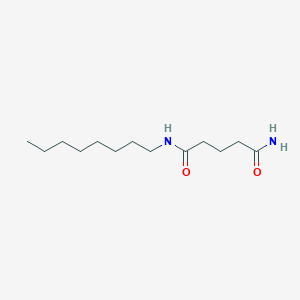 molecular formula C13H26N2O2 B1259405 2,6-Piperidinedione, 1-octyl- CAS No. 80751-38-8