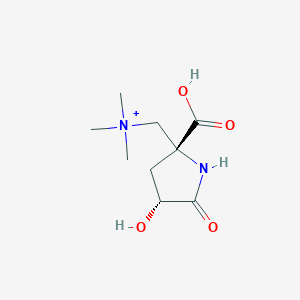 molecular formula C9H17N2O4+ B1259410 Dysibetaine 