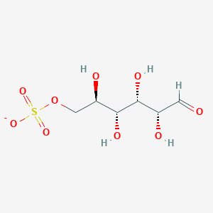 molecular formula C6H11O9S- B1259423 D-glucose 6-sulfate(1-) 