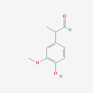 2-(4-Hydroxy-3-methoxyphenyl)propanal