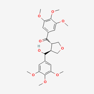 molecular formula C24H30O9 B1259441 Aglacin K 