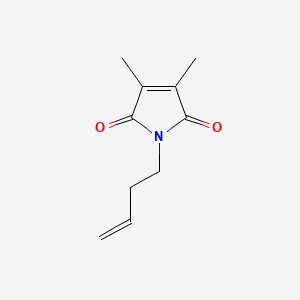 molecular formula C10H13NO2 B12594445 1-(But-3-en-1-yl)-3,4-dimethyl-1H-pyrrole-2,5-dione CAS No. 651043-86-6