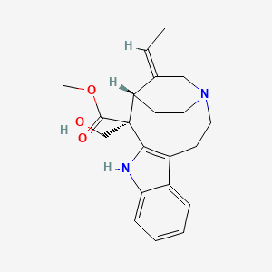 methyl (1S,2S,16Z)-16-ethylidene-2-(hydroxymethyl)-4,14-diazatetracyclo[12.2.2.03,11.05,10]octadeca-3(11),5,7,9-tetraene-2-carboxylate