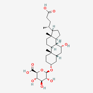 (3alpha,5beta,7alpha)-23-Carboxy-7-hydroxy-24-norcholan-3-yl-beta-D-Glucopyranosiduronic acid
