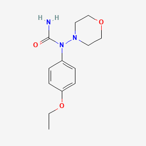 molecular formula C13H19N3O3 B12594560 N-(4-Ethoxyphenyl)-N-morpholin-4-ylurea CAS No. 606133-01-1
