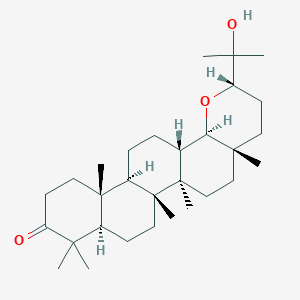 17,24-Epoxy-25-hydroxybaccharan-3-one