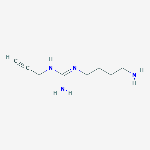 molecular formula C8H16N4 B12594679 1-(4-Aminobutyl)-3-(prop-2-ynyl)guanidine CAS No. 623580-10-9