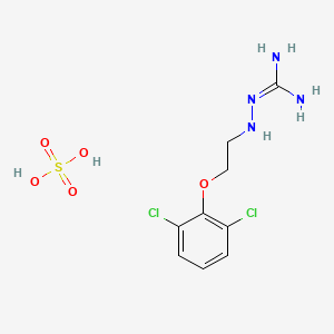molecular formula C18H26Cl4N8O6S B1259470 Guanoclor Sulfate CAS No. 551-48-4
