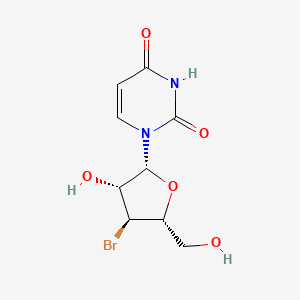 2,4(1H,3H)-Pyrimidinedione, 1-(3-bromo-3-deoxy-beta-D-arabinofuranosyl)-