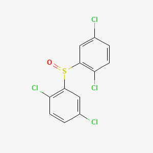 molecular formula C12H6Cl4OS B12594813 Bis(2,5-dichlorophenyl) sulfoxide CAS No. 602305-54-4