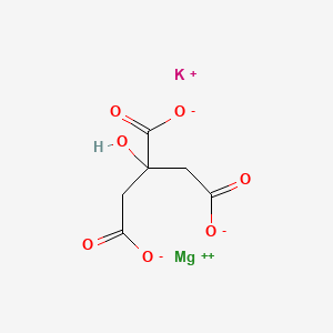 molecular formula C6H5KMgO7 B1259484 Potassium-magnesium citrate 