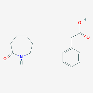 molecular formula C14H19NO3 B12594872 Phenylacetic acid--azepan-2-one (1/1) CAS No. 894776-55-7
