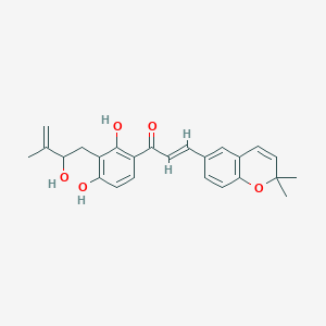 molecular formula C25H26O5 B1259492 Angusticornin A 
