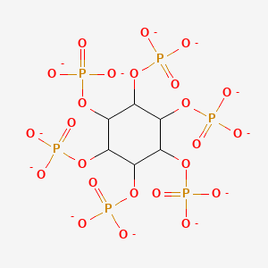 molecular formula C6H6O24P6-12 B1259508 myo-Inositol, hexakis(dihydrogen phosphate), ion(12-) CAS No. 3929-21-3