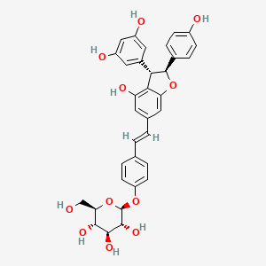 molecular formula C34H32O11 B1259511 Gnemonoside D 