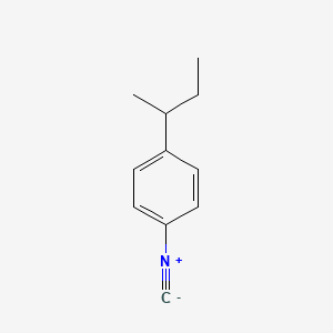 molecular formula C11H13N B12595139 1-(Butan-2-yl)-4-isocyanobenzene CAS No. 602262-02-2