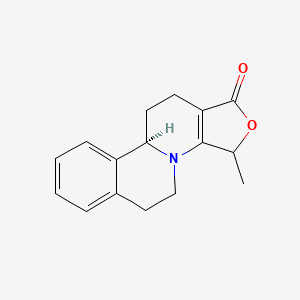 molecular formula C16H17NO2 B1259520 (1R)-12-methyl-13-oxa-10-azatetracyclo[8.7.0.02,7.011,15]heptadeca-2,4,6,11(15)-tetraen-14-one 