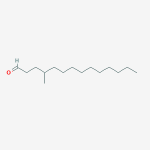 molecular formula C15H30O B12595201 4-Methyltetradecanal CAS No. 647024-99-5