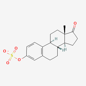 molecular formula C18H21O5S- B1259533 Estrone 3-sulfate(1-) 