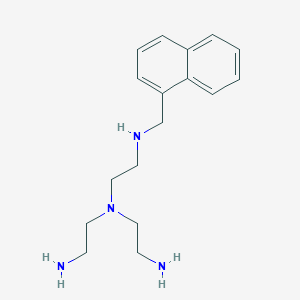 molecular formula C17H26N4 B12595365 N~1~,N~1~-Bis(2-aminoethyl)-N~2~-[(naphthalen-1-yl)methyl]ethane-1,2-diamine CAS No. 651032-11-0