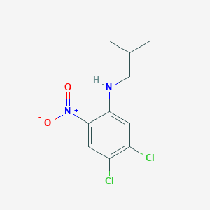 molecular formula C10H12Cl2N2O2 B12595367 4,5-Dichloro-N-(2-methylpropyl)-2-nitroaniline CAS No. 649763-37-1