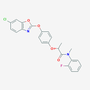 molecular formula C₂₃H₁₈ClFN₂O₄ B125954 灭草松 CAS No. 256412-89-2